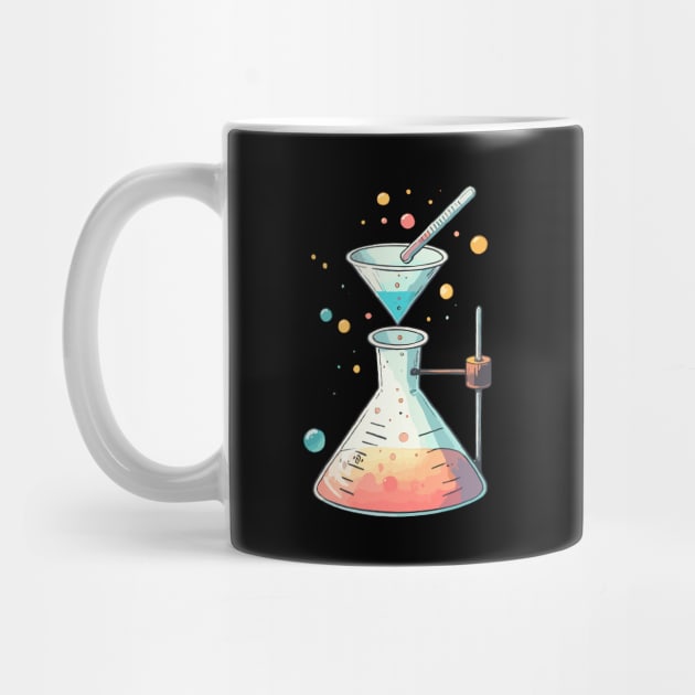 Chemistry Beaker and Funnel by Siha Arts